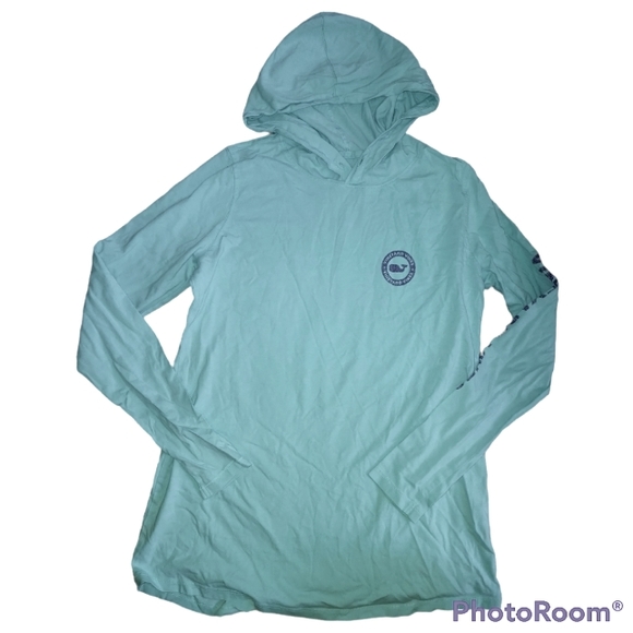 Vineyard Vines Long-Sleeved Hooded Shirt, size XS - Picture 2 of 3